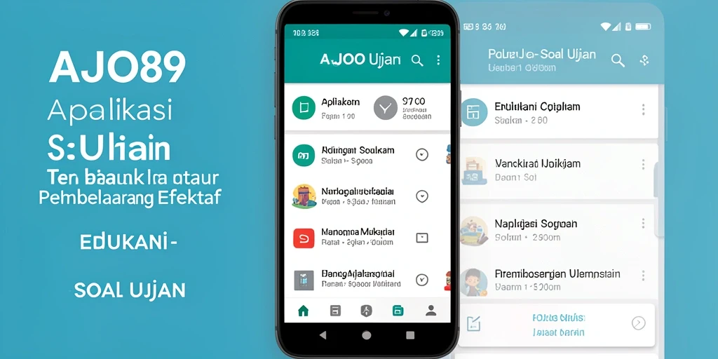 Tampilan antarmuka AJO89 yang intuitif dan mudah digunakan.