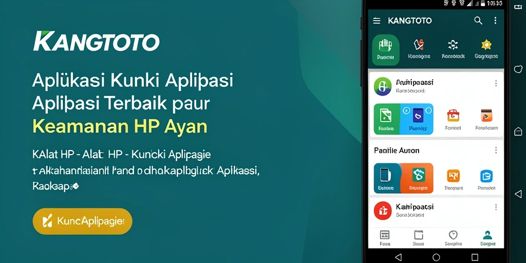 Antarmuka utama KANGTOTO menampilkan fitur kunci aplikasi yang intuitif.