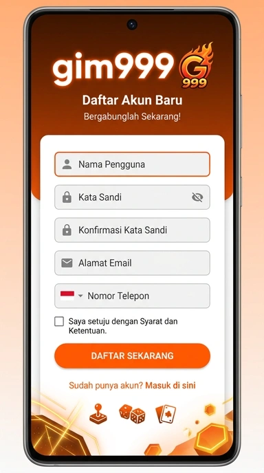 Panduan Registrasi Akun gim999 untuk Android